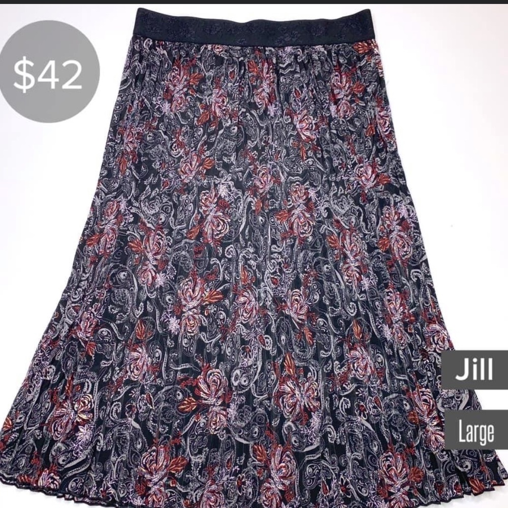 New With Tags LulaRoe Large Jill Skirt